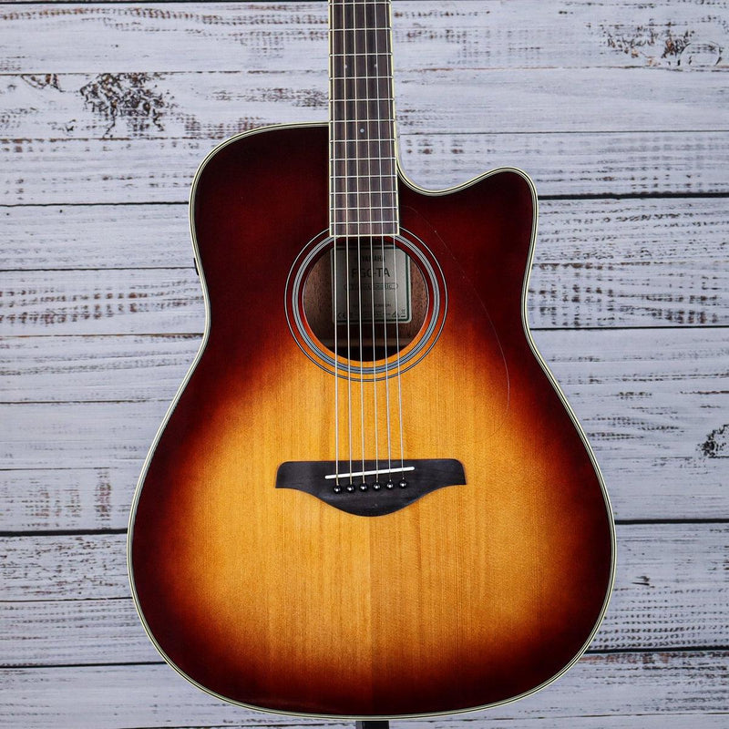Yamaha TransAcoustic Acoustic Electric Guitar | FGC-TA | Brown Sunburst