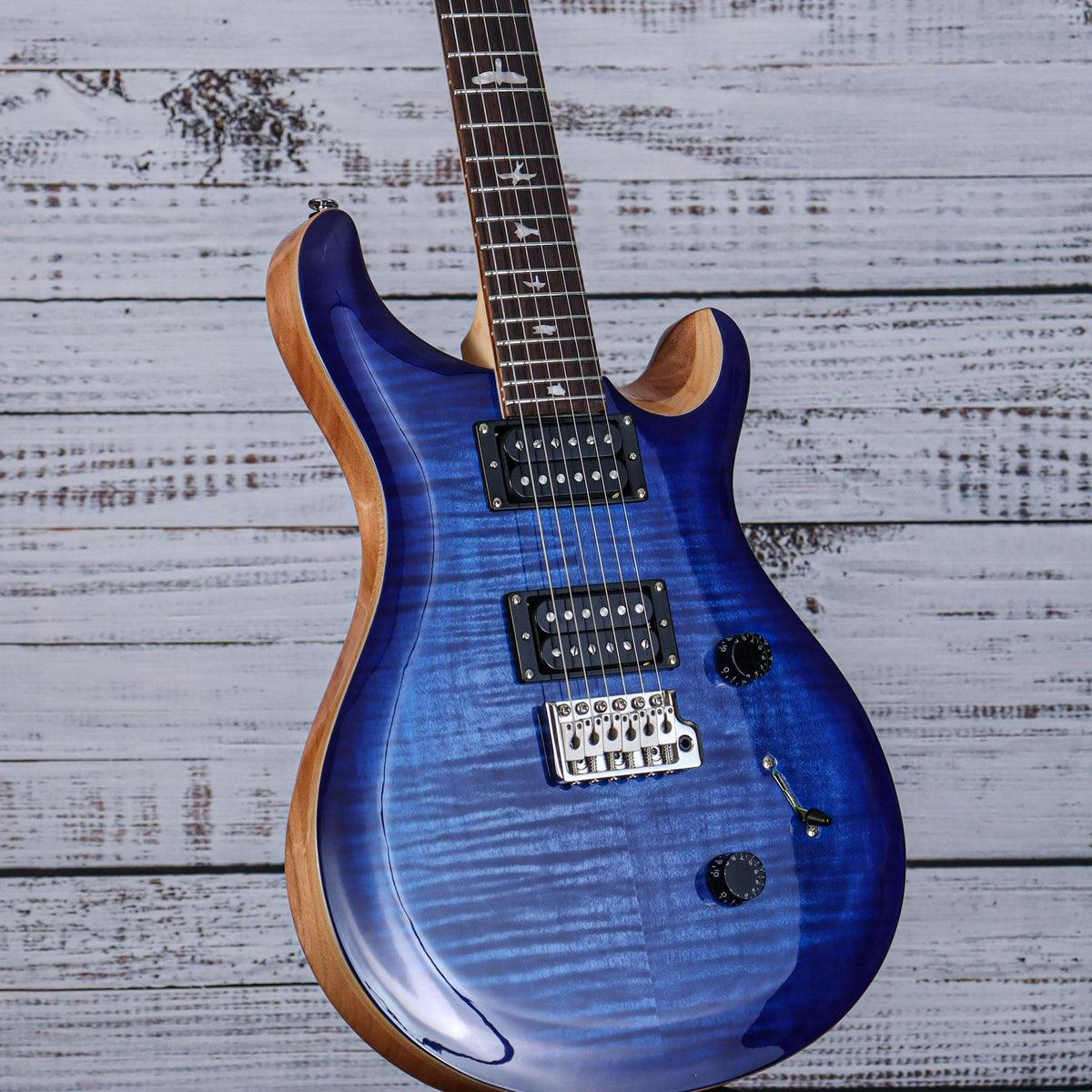 PRS SE Custom 24 Electric Guitar | Faded Blue Burst