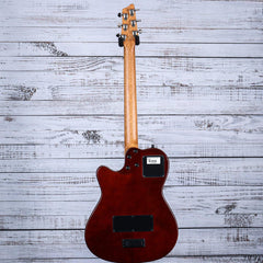 Godin A6 Ultra Acoustic Electric Hybrid Guitar | Denim Blue Flame | With Bag