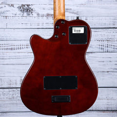 Godin A6 Ultra Acoustic Electric Hybrid Guitar | Denim Blue Flame | With Bag