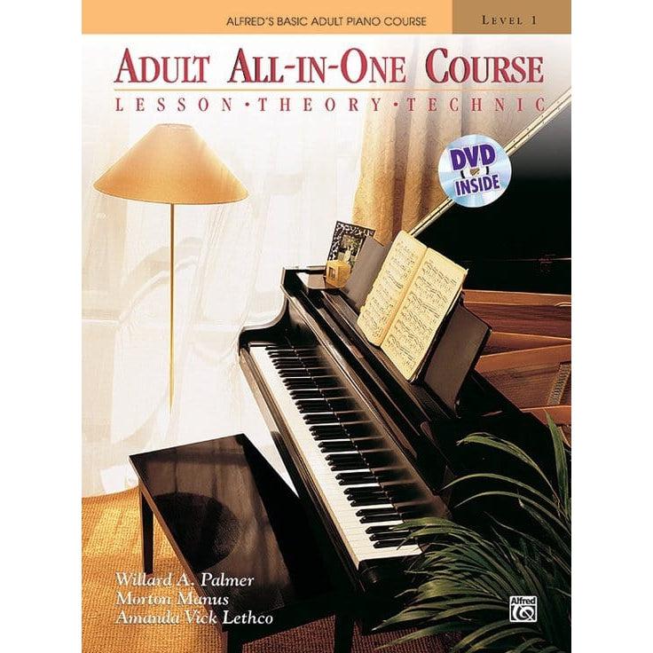 Alfred's Basic Adult All-in-One Course: Book 1 w/DVD
