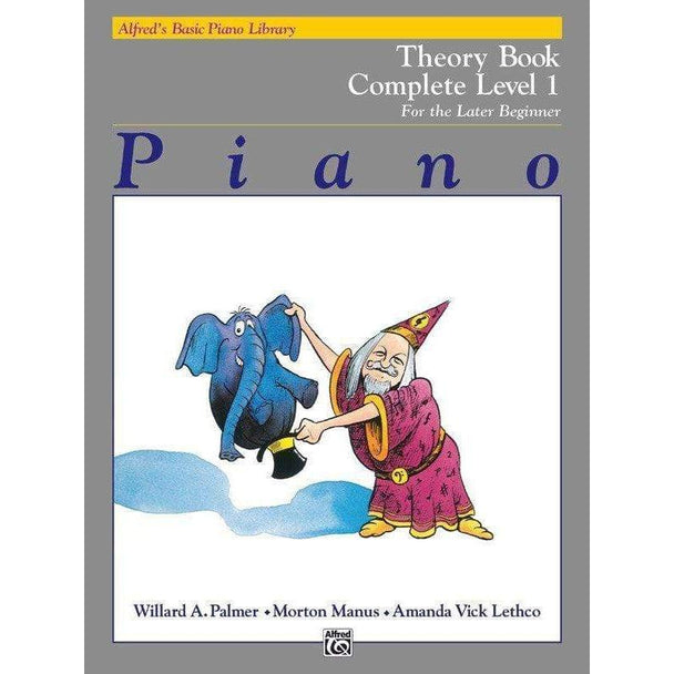 Alfred's Basic Piano Library: Theory Book Complete 1