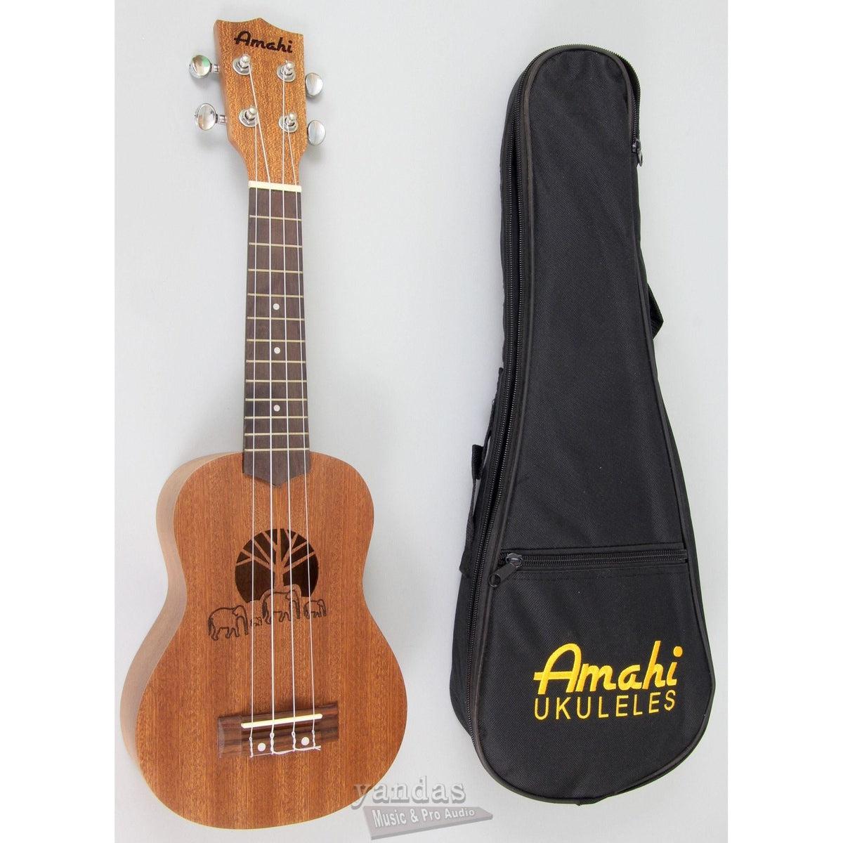 Amahi UK130 Traditional Shape Soprano Ukulele