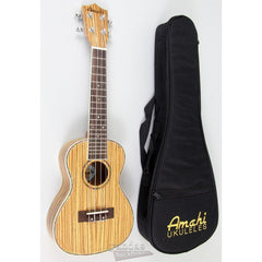 Amahi UK330 Classic Series Zebrawood Ukulele Concert