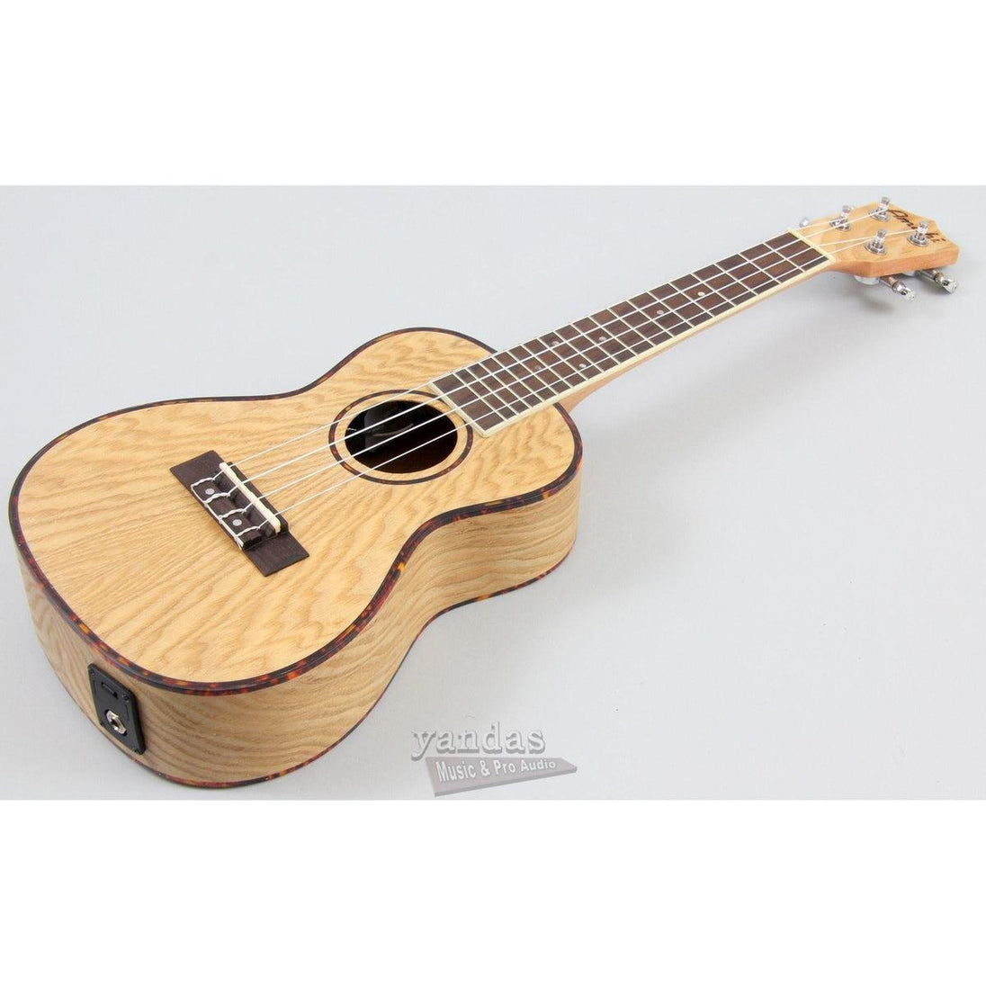 Amahi UK880 Classic Quilted Ash Concert Ukulele