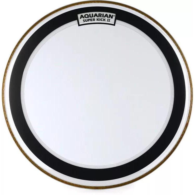 Aquarian Drumheads Superkick II Clear Bass Drumhead - 18 inch