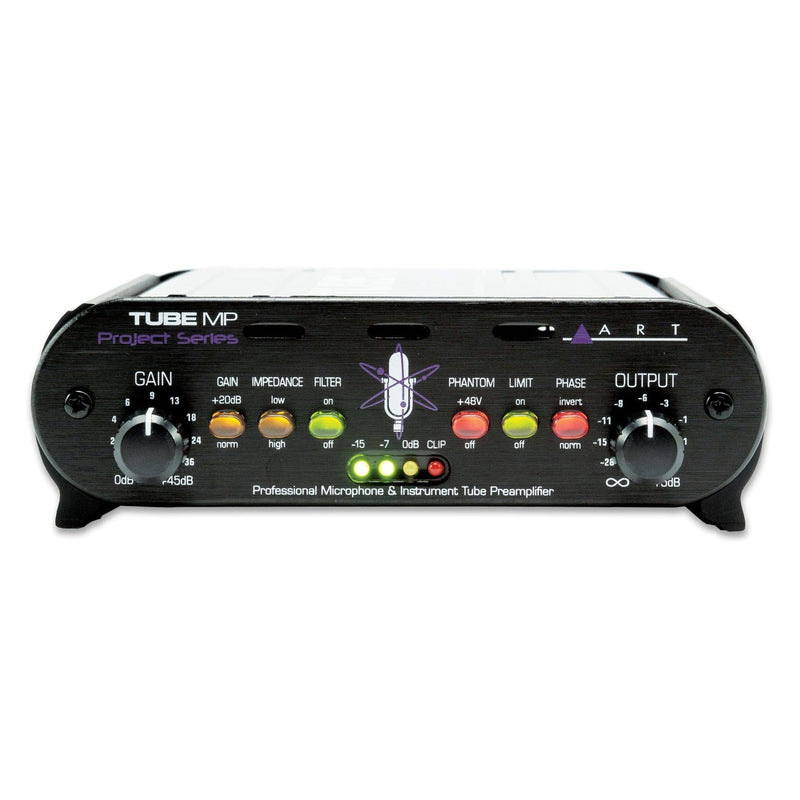 ART TubeMPProjectUS Tube Mic Preamp w/ Limiter and Selectable Input Impedence