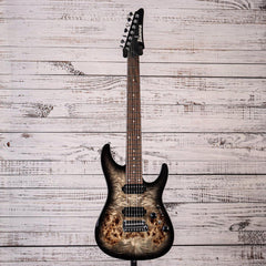 AZ Premium 7str Electric Guitar - Charcoal Black Burst