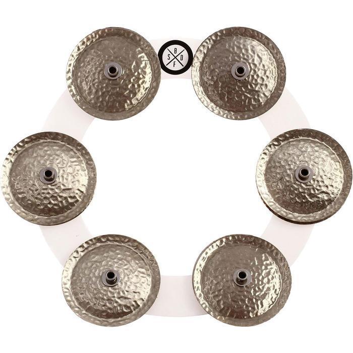 Big Fat Snare Drum Bling Ring for Hi-Hats & Cymbals - White Copper