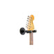 Black Forged Guitar Hanger w/ Black Leather