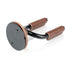 Black Forged Guitar Hanger w/ Brown Leather