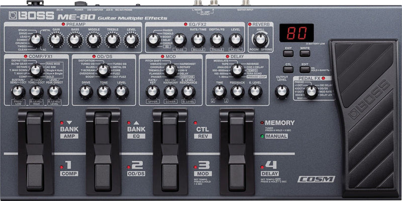 Boss ME-80 Multi-Effect Guitar Effects Pedal