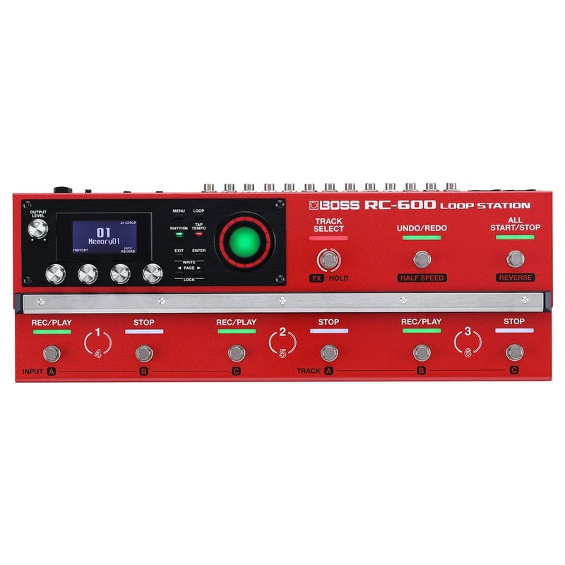 Boss RC-600 Loop Station Stereo Loop Pedal with 6 Stereo Phrase Tracks