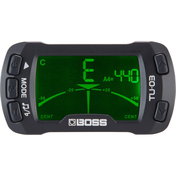 Boss TU-03 Clip-On Tuner & Metronome