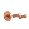 Brass Forged Guitar Hanger w/ Tan Leather