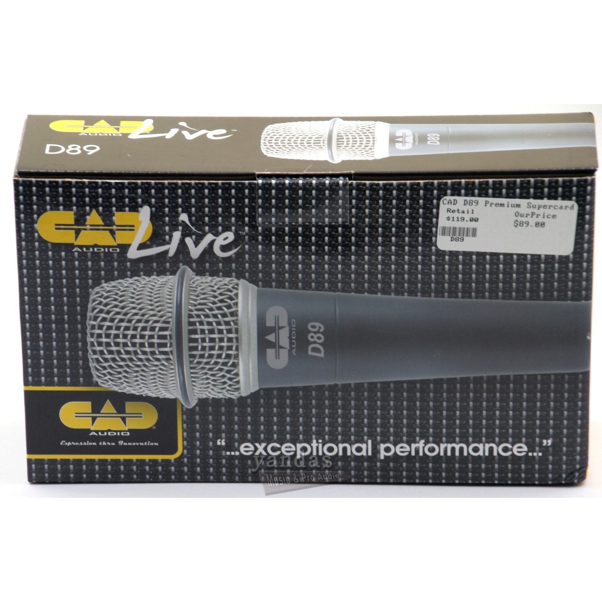 CAD D89 Premium Dynamic Instrument Microphone
