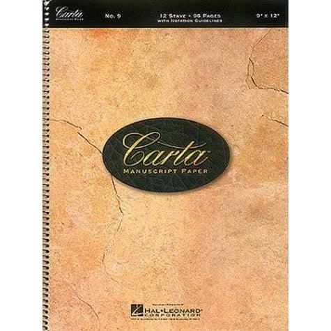 Carta No.9 Manuscript Paper