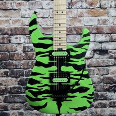 Charvel Satchel Pro-Mod DK Guitar | Slime Green Bengal