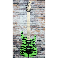 Charvel Satchel Pro-Mod DK Guitar | Slime Green Bengal