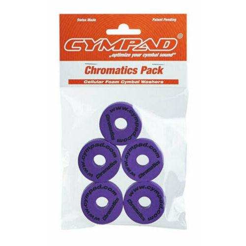 Cympad CS15/5P Cympad Chromatics Foam Cymbal Washer 5-Piece Crash Set Purple