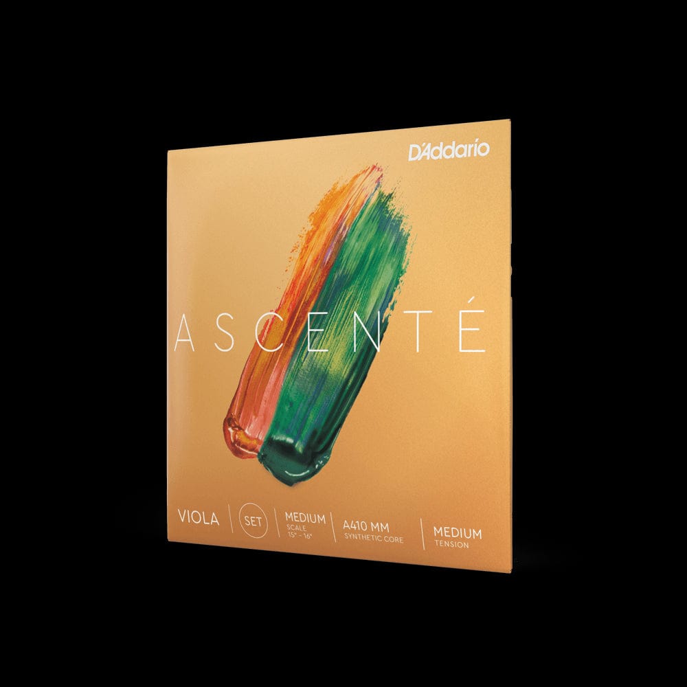 D'Addario Ascenté Viola String Set, Medium Scale, Medium Tension | A410MM