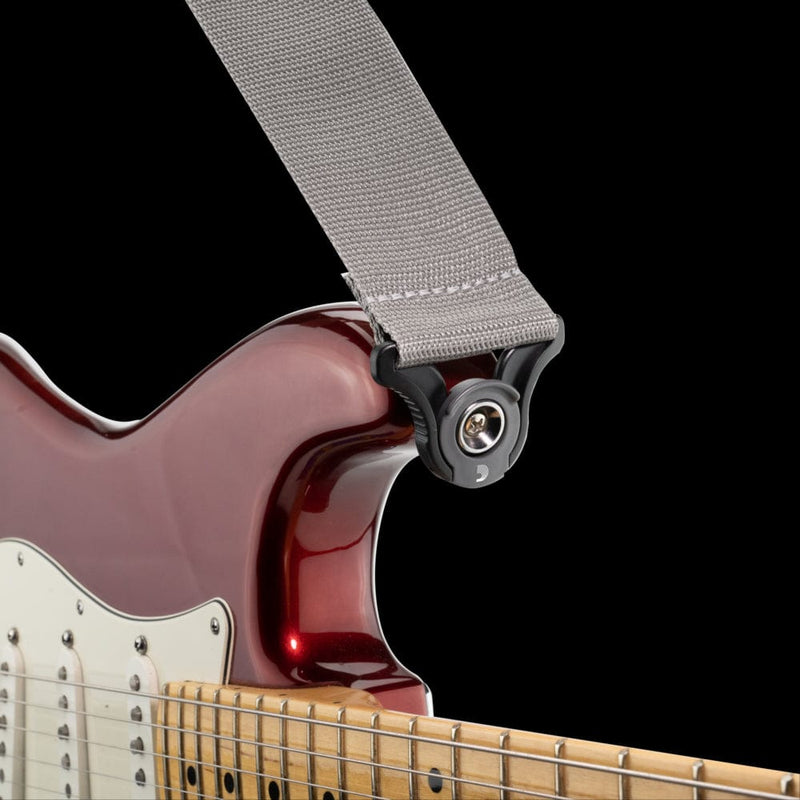 D'Addario Auto Lock Guitar Strap | Silver