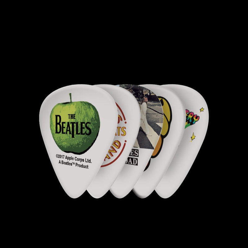D'Addario Beatles Guitar Picks, Albums 10 pack, Thin | 1CWH2-10B3