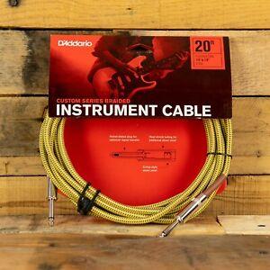 D'Addario Custom Series Braided Instrument Cable | 20 FT