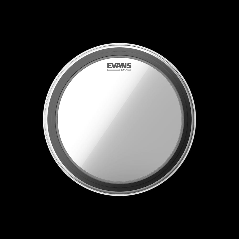 D'Addario Evans EMAD2 Clear Bass Drum Head, 18 Inch | BD18EMAD2