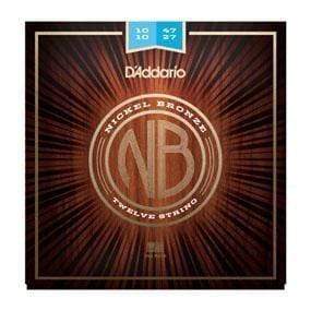 D'Addario Nickel Bronze 12-String Acoutic Guitar String | 10-47