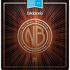 D'Addario Nickel Bronze Acoustic Guitar Strings Light