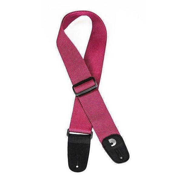 D'Addario Planet Waves Polypro Guitar Strap | Burgundy Burgundy