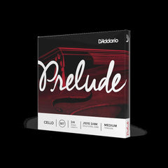 D'Addario Prelude Cello Single A String, 3/4 Scale, Medium Tension | J101134M