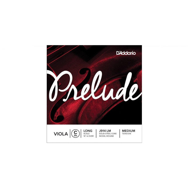 D'Addario Prelude Viola Single C String, Long Scale, Medium Tension