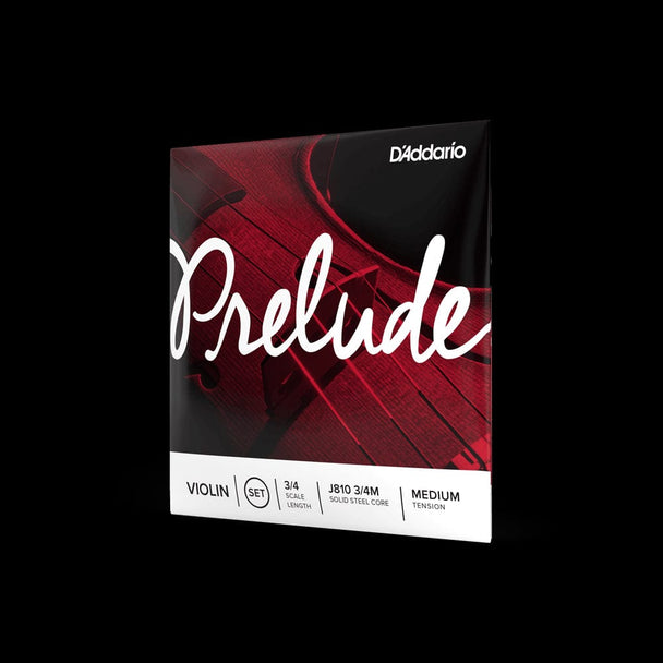 D'Addario Prelude Violin Single A String, 3/4 Scale, Medium Tension | J81234M