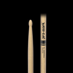 D'Addario ProMark Classic Forward 7A Hickory Drumstick, Oval Wood Tip, 4-Pack