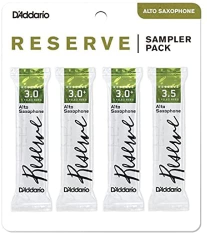 D'Addario Reserve Alto Saxophone Reed Sampler Pack, 3.0/3.0+/3.5 | DRS-J30
