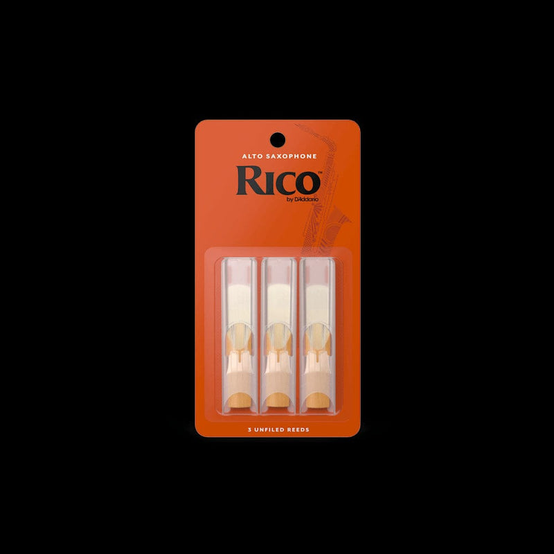 D'Addario Rico Alto Sax Reeds, Strength 3.5, 3-pack | RJA0335