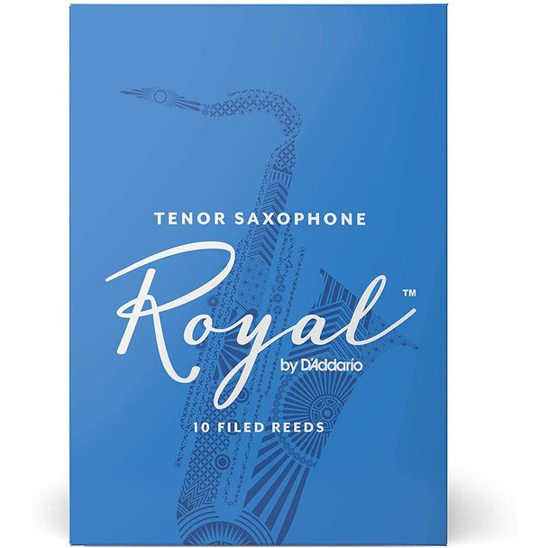 D'Addario Royal Tenor Saxophone Reeds, 4.0 Strength | 10-Pack