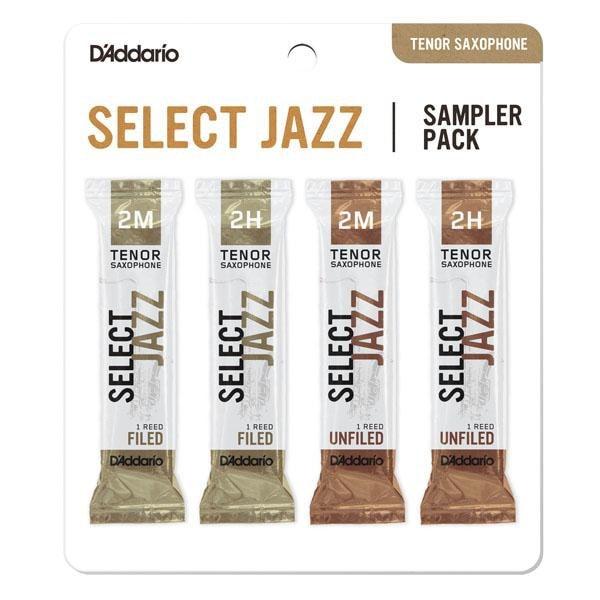D'Addario Select Jazz Tenor Saxophone Reed Sampler Pack