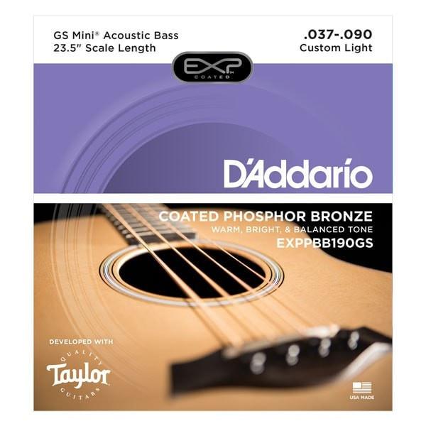 D'Addario Taylor GS Mini Bass Strings | Coated Phosphor Bronze