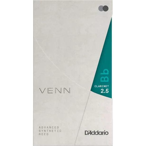 D'Addario VENN Bb Clarinet Reed, G2, Strength 2.5