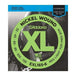 D'Addario XL Nickel Wound Bass Guitar Strings 6 String Custom Light - Long Scale | EXL165-6