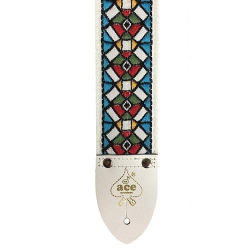 D'Andrea Ace Vintage Reissue Guitar Strap | Stained Glass
