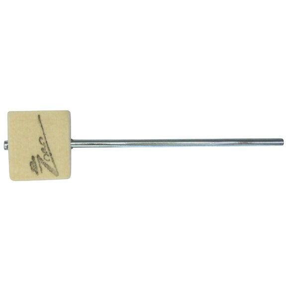 Danmar Bass Drum Beater | Square Felt with Chrome Shaft