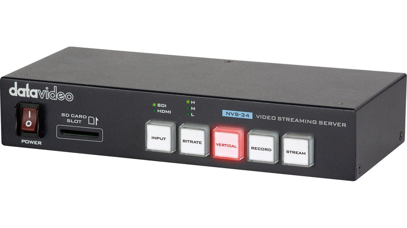 Datavideo H.264 Dual Streaming Encoder and Recorder | NVS-34