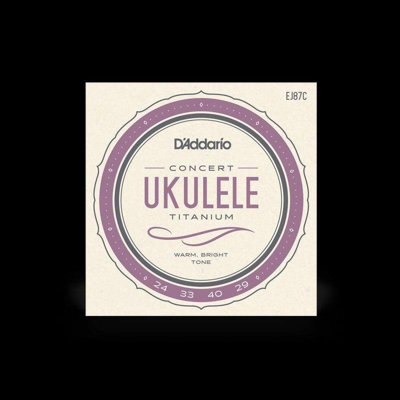 D'Addario EJ87C | Titanium Concert Ukulele Strings