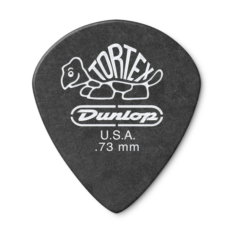 Dunlop 482P.73 Tortex Pitch Black Jazz III Guitar Picks 12 Pack