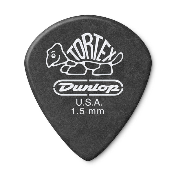 Dunlop 482P1.50 Tortex Pitch Black Jazz III Guitar Picks 12 Pack