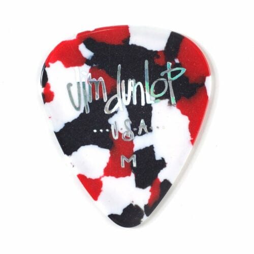 Dunlop 483P06MD Genuine Celluloid Confetti Medium 12/Player's Pack
